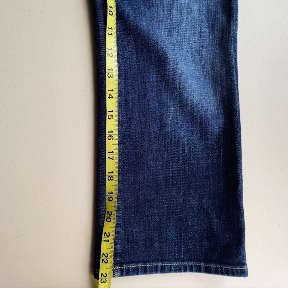 Citizens of Humanity Kelly Stretch Low Waist Cropped Y2K Blue Jeans size 28 - Picture 13 of 13